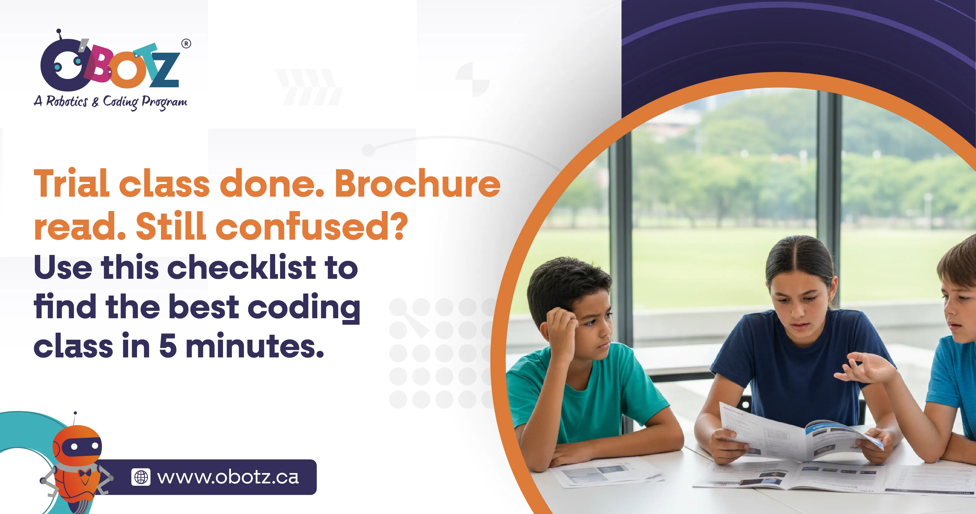 Trial class done. Brochure read. Still confused?
Use this checklist to find the best coding class in 5 minutes.